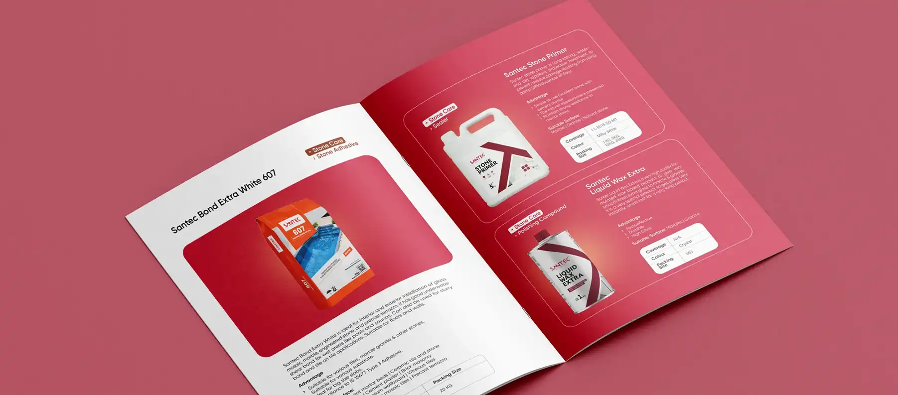 Santec website direction showcase